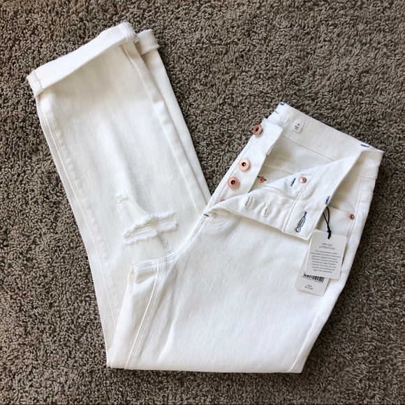 A Loves A High Rise Distressed Boyfriend Jeans - Picture 2 of 5